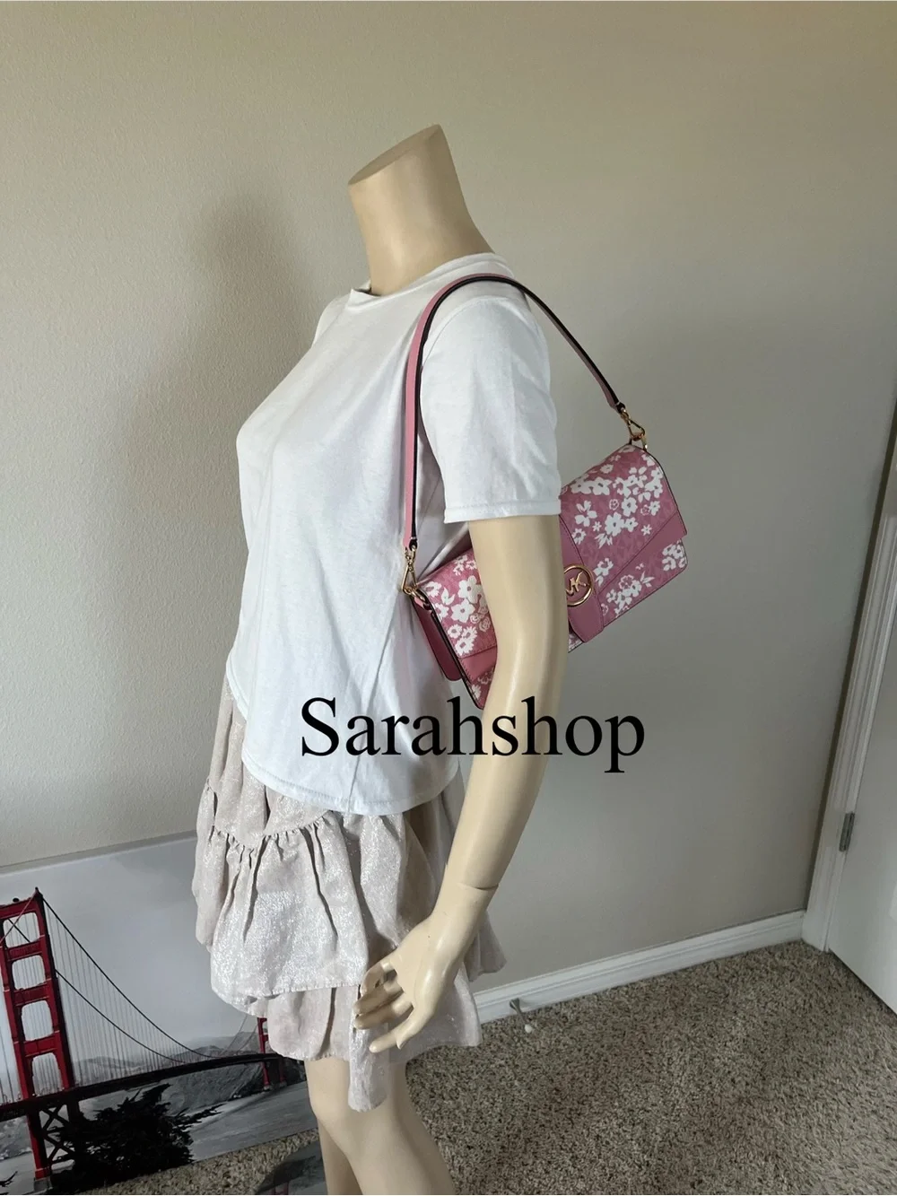 🌼Michael Kors Greenwich medium flap shoulder bag